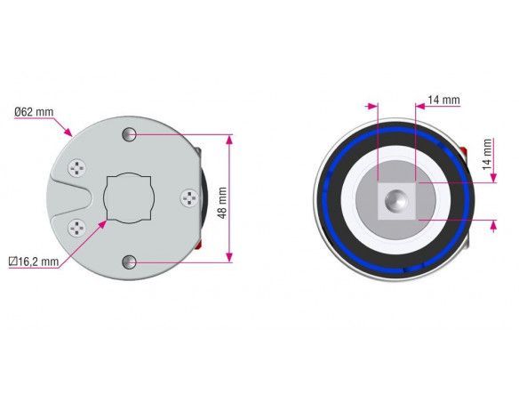 Moteurs filaires fins de courses mécaniques GM100