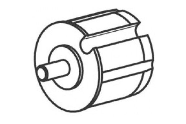 EO160PRLG Tourillon Plastique Ø60 mm  - Orilon - Votre spécialiste de stores, pergolas et pièces détachées