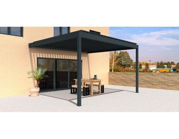 Pergola bioclimatique Orilon 2 Perpendiculaire - 
Orilon - Votre spécialiste de stores, pergolas et pièces détachées