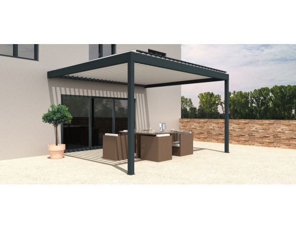 Pergola bioclimatique Orilon 2 Perpendiculaire - 
Orilon - Votre spécialiste de stores, pergolas et pièces détachées