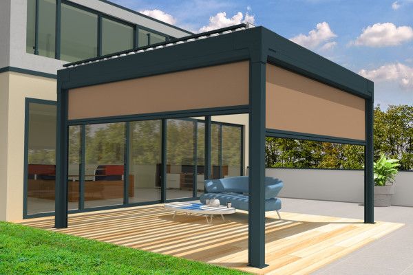 Coffre à coulisses 105 pour pergola Agate  - Orilon - Votre spécialiste de stores, pergolas et pièces détachées