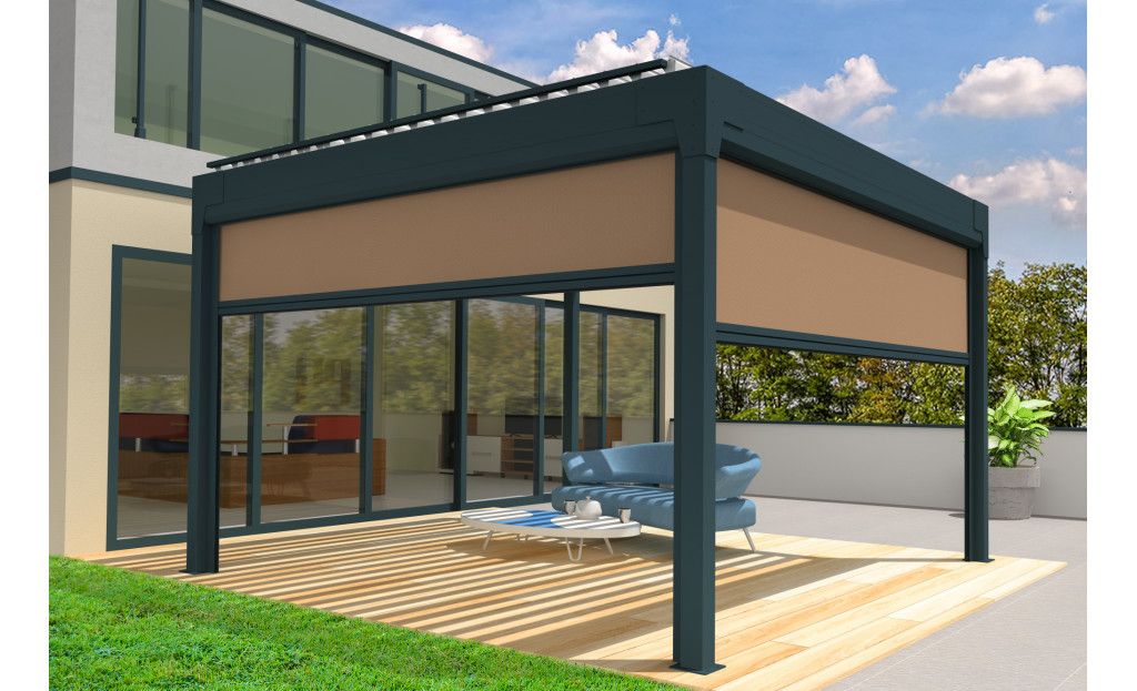 Coffre à coulisses 105 pour pergola Agate  - Orilon - Votre spécialiste de stores, pergolas et pièces détachées