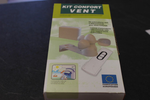 AUTOMOVENTBLISTER - Kit automatisme vent à télécommande pour store motorisé  - 1