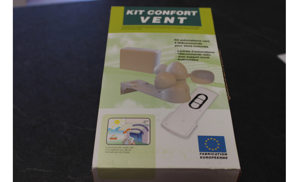 AUTOMOVENTBLISTER - Kit automatisme vent à télécommande pour store motorisé  - 1
