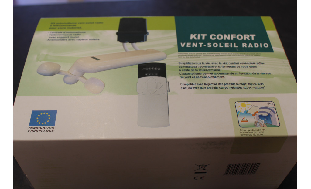 AUTOMOVENTSOLBLISTER - Kit automatisme vent - soleil radio à télécommande pour store motorisé  - 1