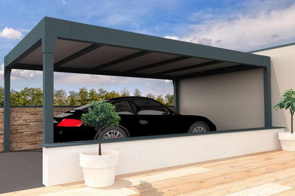 Pergola thermotop Améthyste autoportée en aluminium