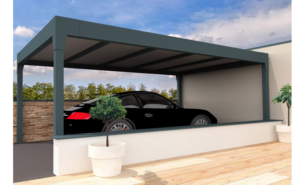 Pergola thermotop Améthyste autoportée en aluminium