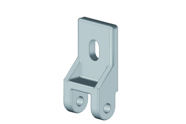 EC51 Charnière base réglable corbeille 35 / 45  - 1