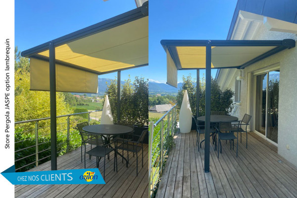 Store pergola Jaspe - Orilon - Votre spécialiste de stores, pergolas et pièces détachées 2