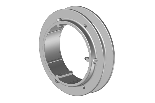 PO1603P - Poulie drisse 3...