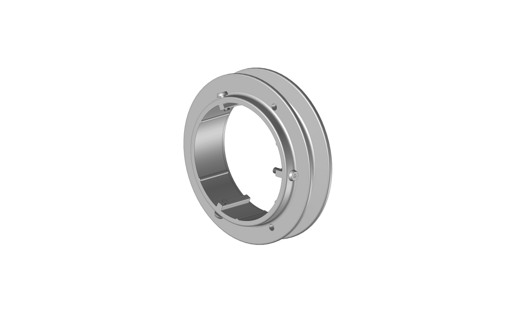 PO1603P - Poulie drisse 3 dents