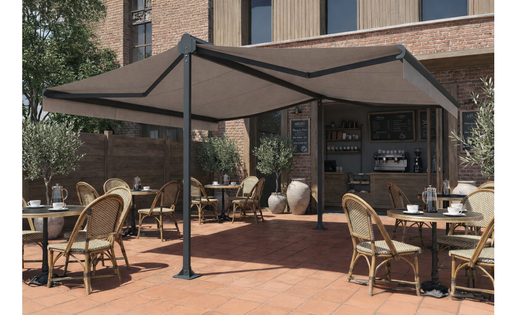 Store banne double pente Aquila, le...