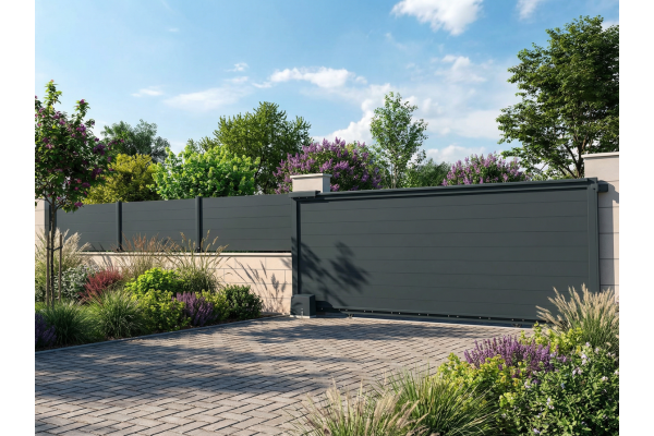 Portail coulissant plein