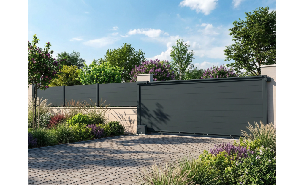 Portail coulissant plein