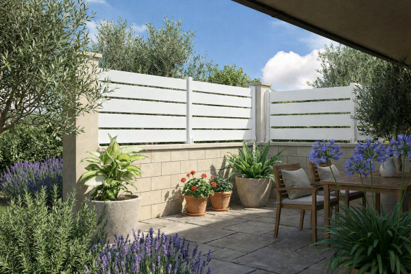 Cloture Ranch Panneau Ajouré PB06 - Ral7016 Gris Anthracite - ORILON 2