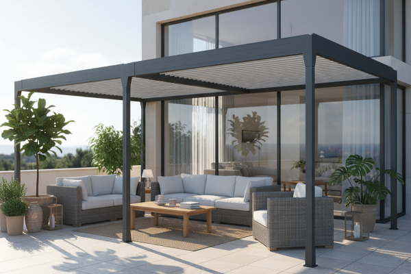 Pergola bioclimatique Orilon 3 Ilot - 
Orilon 2