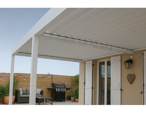 Pergola bioclimatique Agate parallèle à lames orientables