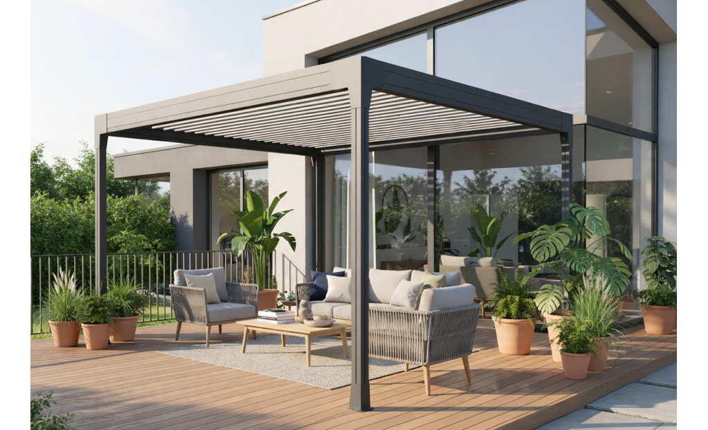 Pergola bioclimatique Orilon 3 Ilot - 
Orilon