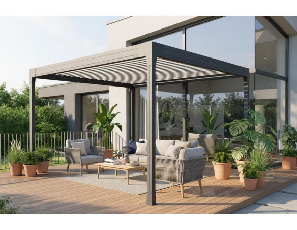 Pergola bioclimatique Orilon 3 Ilot - 
Orilon