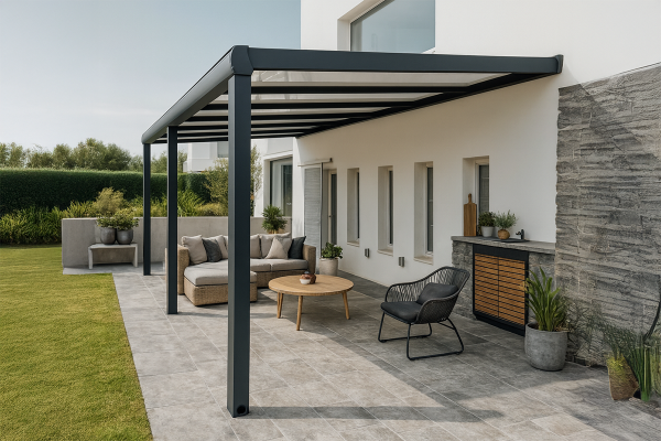 Pergola isotoit Facade 2