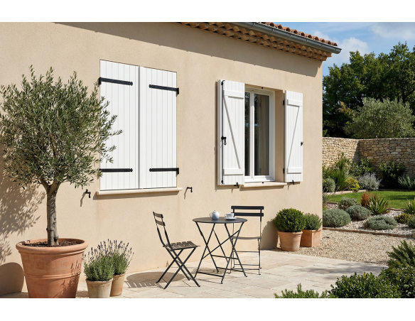 Volet battant deux vantaux en aluminium