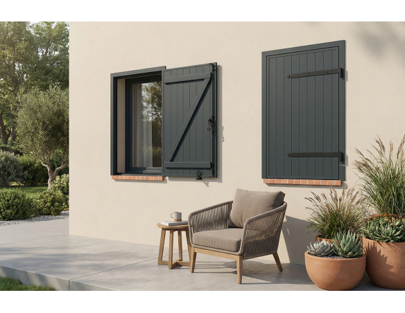 Volet battant 1 en aluminium