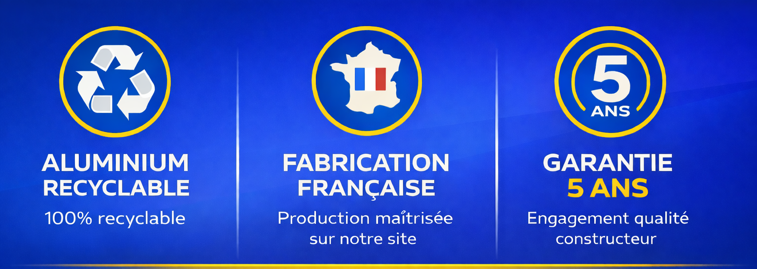 Bandeau recyclage et garantie