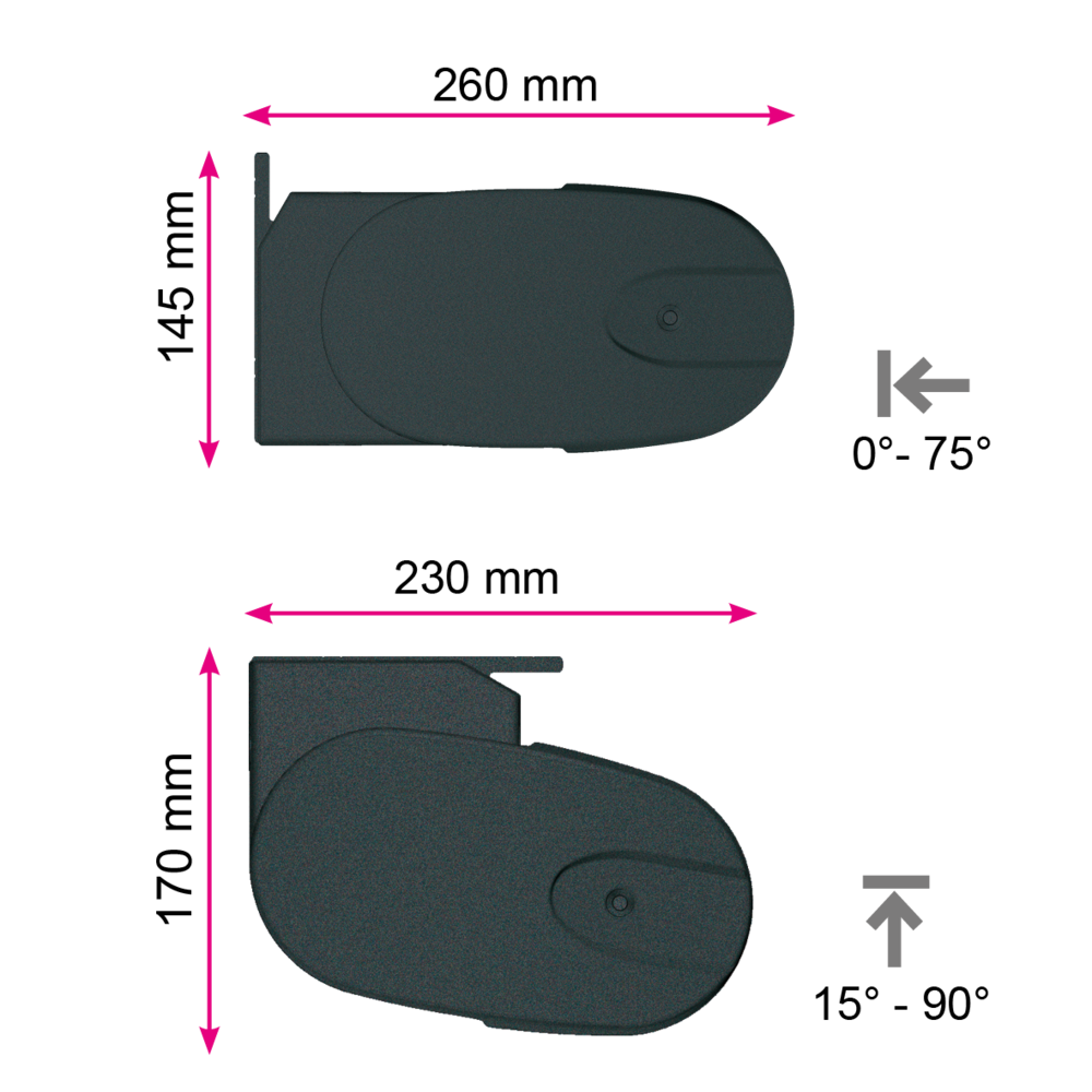 Encombrement fa&ccedil;ade