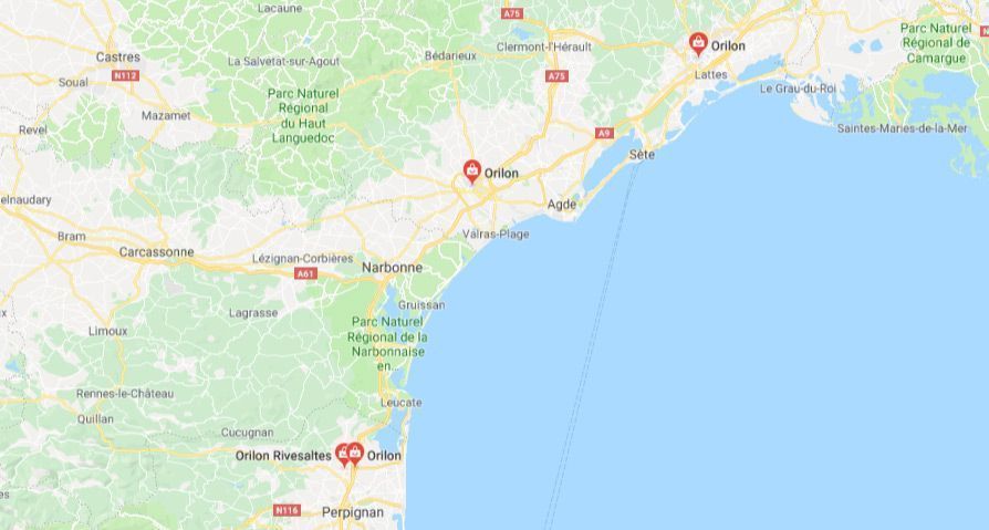 Orilon en Languedoc-roussillon